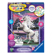 Ravensburger Malen-nach-Zahlen Magisches Einhorn mehrfarbig
