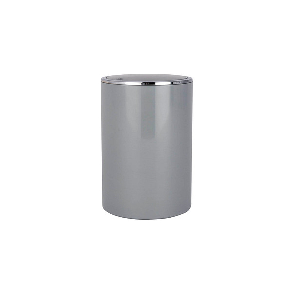 4008838216569 - Schwingdeckeleimer Inca Grey hochwertiger Kunststoff 5 Liter Grau Kunststoff (abs) grau chrom - grau - Wenko 4008838216569 - Schwingdeckeleimer Inca Grey hochwertiger Kunststoff 5 Liter Grau Kunststoff (abs) grau chrom - grau - Wenko