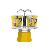 BIALETTI Mini Express Espressokocher gelb, 2 Tassen