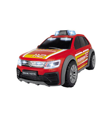 203714016 Dickie 1:18 VW Tiguan R-Line Fire Car Feuerwehr 112 Licht u,  17,99 €