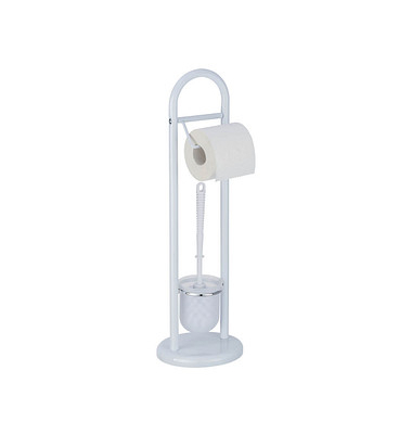 WENKO WC-Garnitur Siena weiß Metall