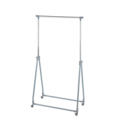 WENKO Kleiderständer silber Metall 88,0 x 100,0 - 168,0 cm