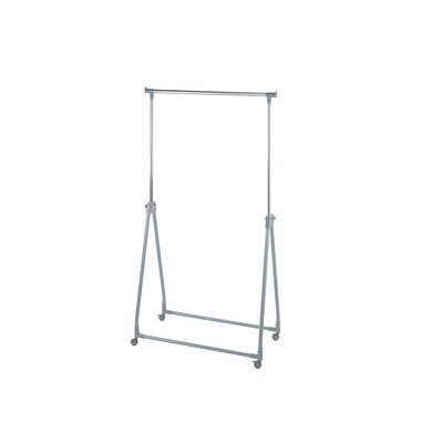WENKO Kleiderständer silber Metall 88,0 x 100,0 - 168,0 cm