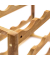 relaxdays Weinregal braun 42,0 x 21,0 x 28,0 cm