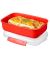 Mikrowellendose 7,8 cm hoch rot