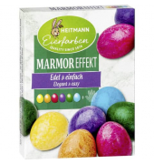 Ostereierfarbe 6ST Marmor Effekt sort.