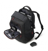 DICOTA Laptop-Rucksack Backpack Gain Wireless Mouse Kit Kunstfaser schwarz bis 39,6 cm (15,6 Zoll)