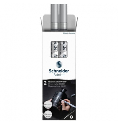 Lackmarker Paint, 506726, Pack, chrome metallic, 0,8-2mm Rundspitze