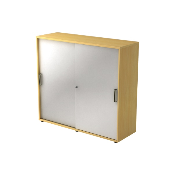 4032062131794 - Schiebetürenschrank V1752 V1753 V1753S 6 S SG abschließbar 3 OH buche silber 120x110x40cm (BxHxT) 4032062131794 Hammerbacher