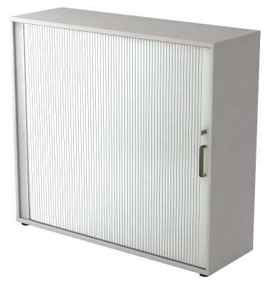 Rollladenschrank Haziender V1733S/5/S/SG, abschlie&szlig;bar, 3 OH, grau/silber, 120x110x40cm (BxHxT)