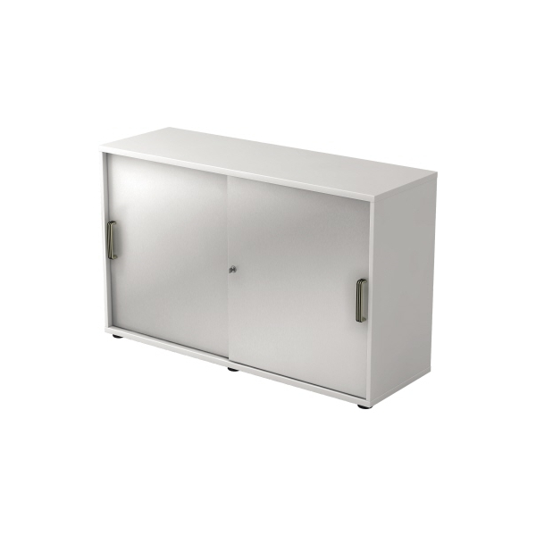 4032062155448 - Schiebetürenschrank V1752 V1753 V1752S W S SG abschließbar 2 OH weiß silber 120x748x40cm (BxHxT) 4032062155448 Hammerbacher