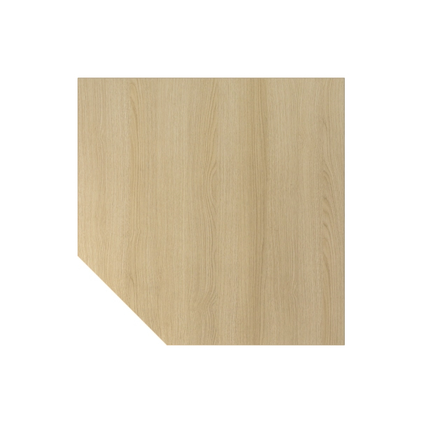 4032062165072 - Verbindungsplatte höhenverstellbar HT12 eiche silber Trapezform 1200 x 800 x 685 - 760 cm