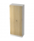 Aktenschrank V6 V6100/W/E/SG, abschlie&szlig;bar, 5 OH, wei&szlig;/eiche, 80x200,4x42cm (BxHxT)