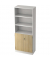 Regalschrank Solid V6770WESG 5OH weißeiche