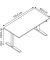 Sitz-Steh-Schreibtisch, elektrisch höhenverstellbar, 70-120cm (H), 120x80cm (BxT), rechteckig, nussbaum / silber