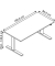 Sitz-Steh-Schreibtisch, elektrisch höhenverstellbar, 70-120cm (H), 160x80cm (BxT), rechteckig, weiß / silber