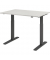 Sitz-Steh-Schreibtisch, elektrisch höhenverstellbar, 70-120cm (H), 120x80cm (BxT), rechteckig, grau / graphit