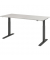 Sitz-Steh-Schreibtisch, elektrisch höhenverstellbar, 70-120cm (H), 180x80cm (BxT), rechteckig, grau / graphit