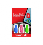 USB-Sticks Cruzer Blade blau, grün, pink 32 GB