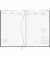 Buchkalender 766-0020, schwarz, 1 Woche / 2 Seiten, 14,6x21cm (A5), 2025
