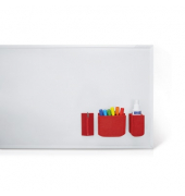 magnetoplan Tafelwischer 1228806 magnetoWipe ecoAware PET-Filz rot
