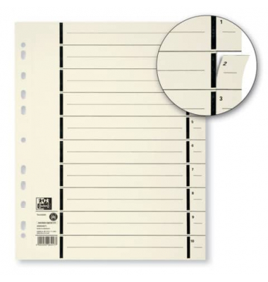 Trennbl&auml;tter 400004671 A4 chamois 230g Karton