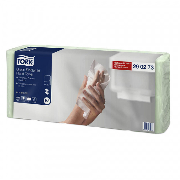 7322541844640 - Papierhandtücher H3 Advanced C&C Zick-Zack-Falzung 2-lagig 3750 Tücher 7322541844640 TORK 3750 Tuch
