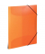 Gummizugmappe Transluzent - Designserie 19515, A3 orange Polypropylen (PP), f&uuml;r ca. 50 Blatt  (80 g/m&sup2;), mit 3 Einschlagklappen