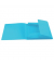 Gummizugmappe Transluzent - Designserie 19518, A3 hellblau Polypropylen (PP), f&uuml;r ca. 50 Blatt  (80 g/m&sup2;), mit 3 Einschlagklappe