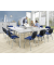 Besprechungstisch Deskin-Line 217239, 72cm (H), 120x80cm (BxT), 6 Personen, rechteckig, lichtgrau / lichtgrau