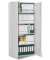 Aktenschrank MULTI M 213971, Holz abschließbar, 5 OH, 90 x 194,8 x 38 cm, lichtgrau