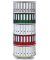 Ordnerdrehsäule 269957 lichtgrau, 4 Etagen, 96 Ordner, 157x80cm (HxØ)