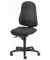 Bürodrehstuhl COMFORT I, anthrazit / schwarz, bis 110kg, ohne Kopfstütze