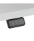 Sitz-Steh-Schreibtisch Comfort Multi M Pro, elektrisch höhenverstellbar, 64-130cm (H), 160x80cm (BxT), rechteckig, lichtgrau / s