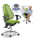 Bürodrehstuhl SITNESS 40 NET, grün/grün / chrom, mit Armlehnen, bis 110kg, ohne Kopfstütze