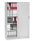 Schiebet&uuml;renschrank MULTI M 259003, abschlie&szlig;bar, 2x5 OH, lichtgrau, 120x183,5x42cm (BxHxT)
