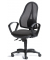 Bürodrehstuhl COMFORT NET, schwarz / schwarz, mit Armlehnen, bis 110kg, ohne Kopfstütze