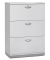 H&auml;ngeregistraturschrank 268338 MULTI M pro, lichtgrau, 3 Schubladen, 2-bahnig