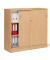 Schiebet&uuml;renschrank MULTI M 259006, abschlie&szlig;bar, 2x3 OH, buche, 120x114x42cm (BxHxT)