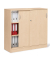 Schiebet&uuml;renschrank MULTI M 259010, abschlie&szlig;bar, 2x3 OH, ahorn, 120x114x42cm (BxHxT)
