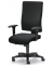 Bürodrehstuhl COMFORT R BIG, schwarz / schwarz, mit Armlehnen, bis 110kg, ohne Kopfstütze