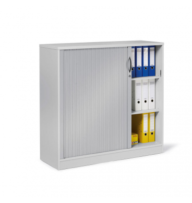 Rollladenschrank MULTI M 267197, abschlie&szlig;bar, 3 OH, lichtgrau/alusilber, 120x114,5x42cm (BxHxT)