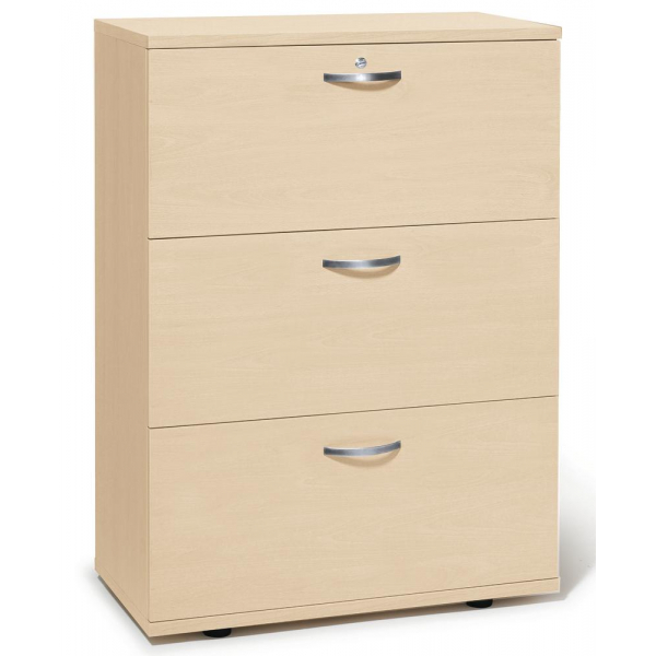 Deskin Hängeregistraturschrank 268336 MULTI M pro, ahorn, 3 Schubladen, 2-bahnig 4251635602237 Deskin