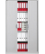 Rollladenschrank BASE L 247727, abschlie&szlig;bar, 5 OH, lichtgrau, 120x195x42cm (BxHxT)