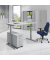 Rollladenschrank CONCEPT LINE 270263, abschlie&szlig;bar, 5 OH, alusilber, 120x190x42cm (BxHxT)
