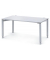 Schreibtisch CONCEPT LINE, manuell h&ouml;henverstellbar, 68-82cm (H), 160x80cm (BxT), rechteckig, lichtgrau / silber