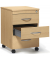 Rollcontainer 257967, buche, 3 Schubladen, Holz, abschlie&szlig;bar