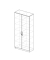 Aktenschrank MULTI M 273405, abschlie&szlig;bar, 2x6 OH, buche, 100x220x42cm (BxHxT)