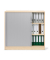 Rollladenschrank MULTI M 259021, abschlie&szlig;bar, 2x3 OH, ahorn/alusilber, 120x114x42cm (BxHxT)