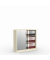 Rollladenschrank MULTI M 259021, abschlie&szlig;bar, 2x3 OH, ahorn/alusilber, 120x114x42cm (BxHxT)